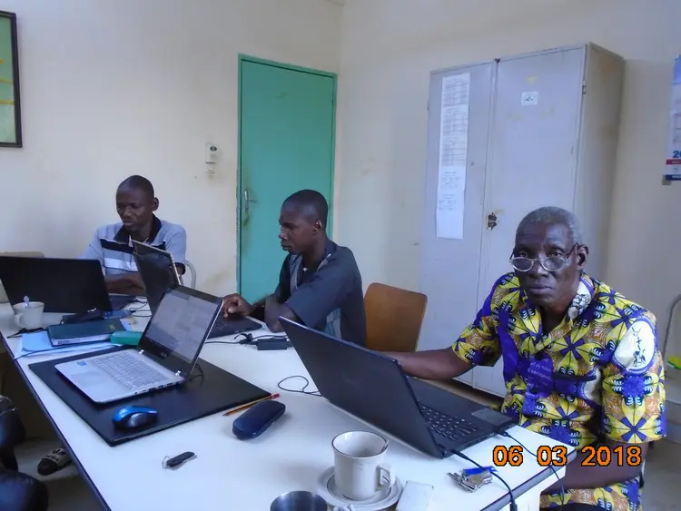 Pasteur Bananzaro avec l'équipe San Matya